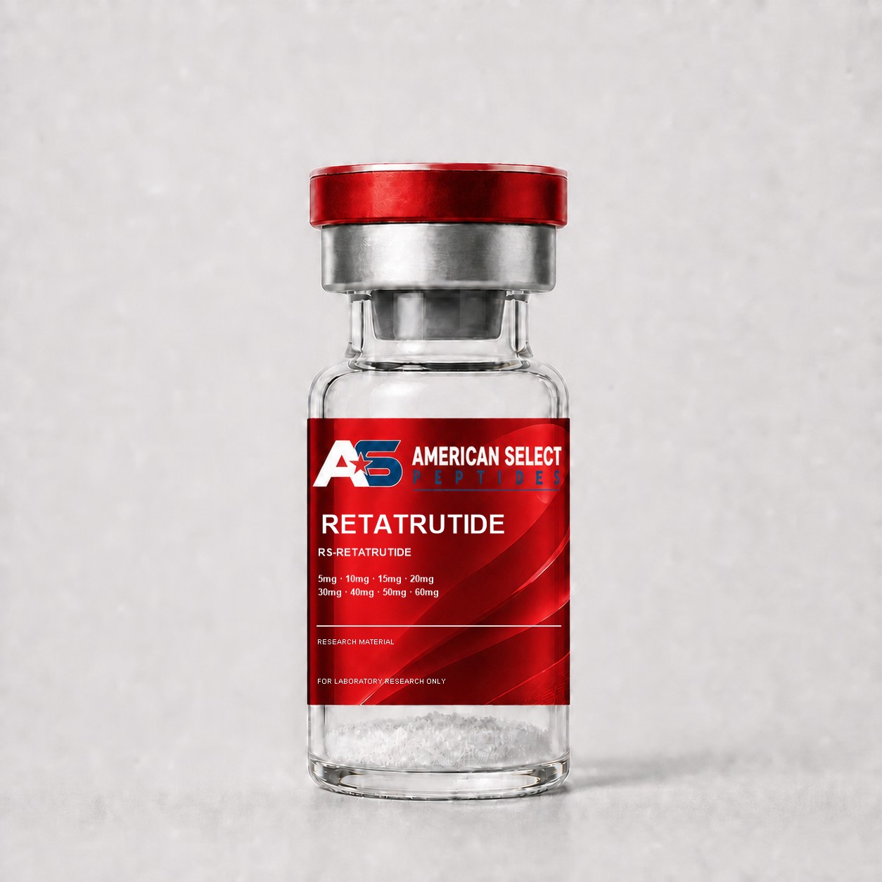 American Select Peptides Retatrutide research-material vial