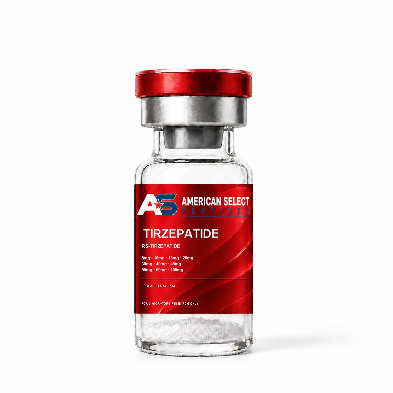 Tirzepatide 10mg research material vial